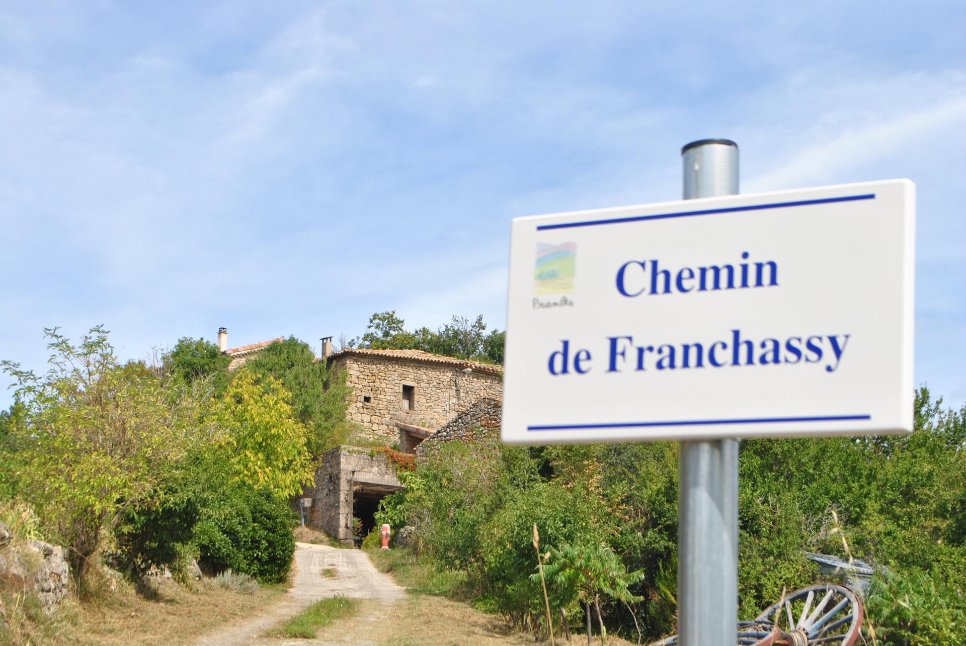 Chemin vers Franchassis